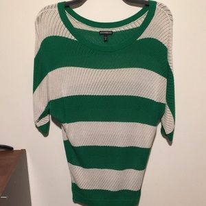 🔵🔵 Express Open Stitch Dolman Sweater Set (size M)